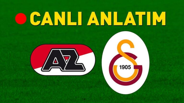 AZ Alkmaar-Galatasaray canlı anlatımı
